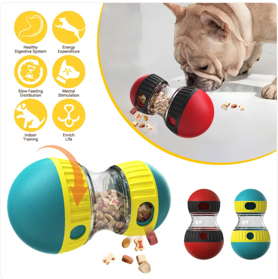 Interactive Food Dispensing Dog Toy Puzzle